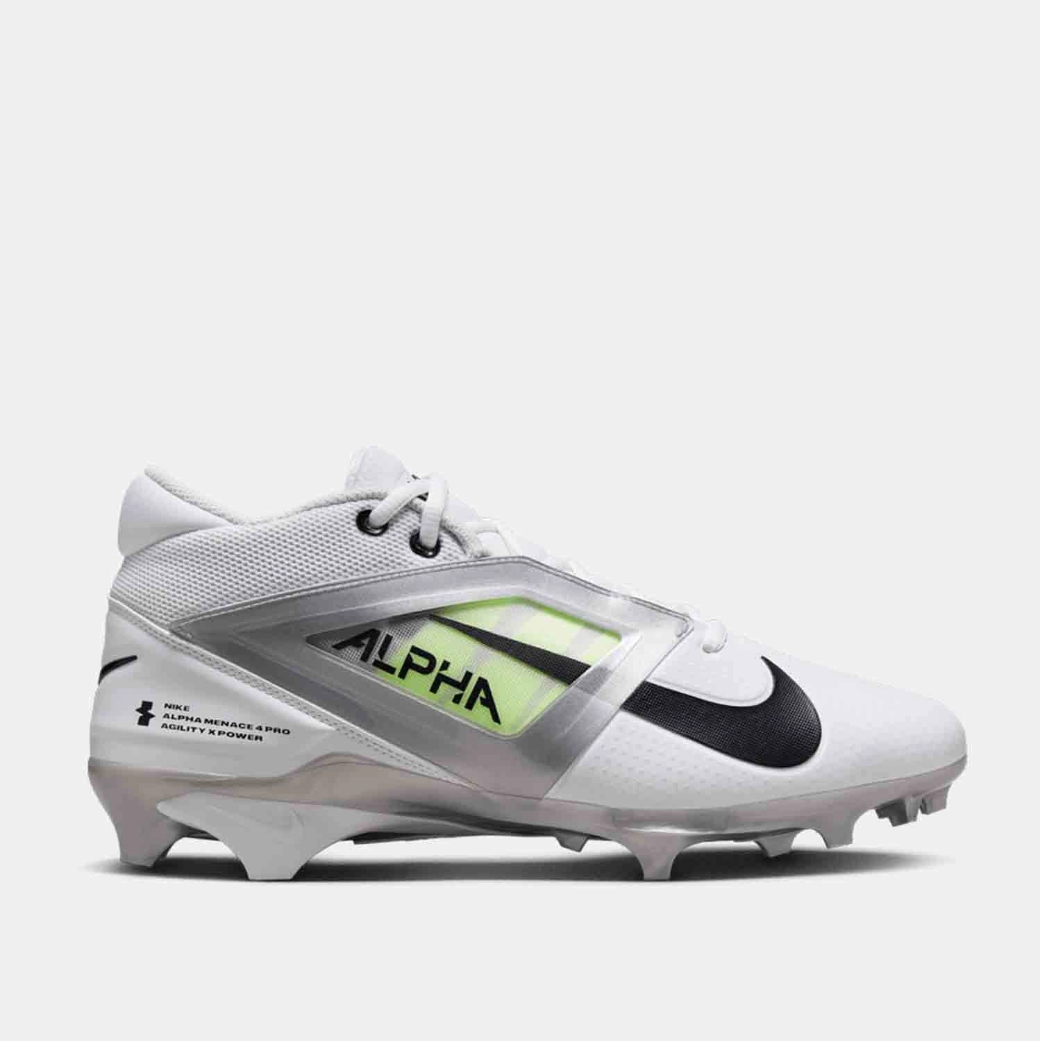 Men's Nike Alpha Menace 4 Pro Football Cleats Running Move
