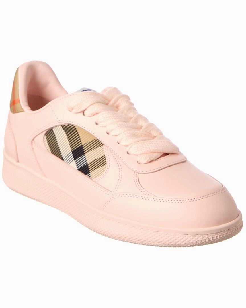 Wear Flex Breathable Insole Cover Burberry Terrace Check Canvas & Leather Sneaker