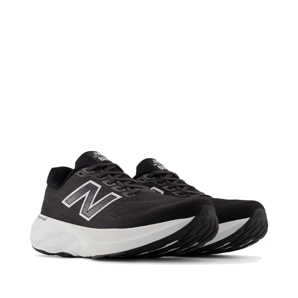 Fit Anytime New Balance Men's Fresh Foam X 880v15 in Black with White and Reflection