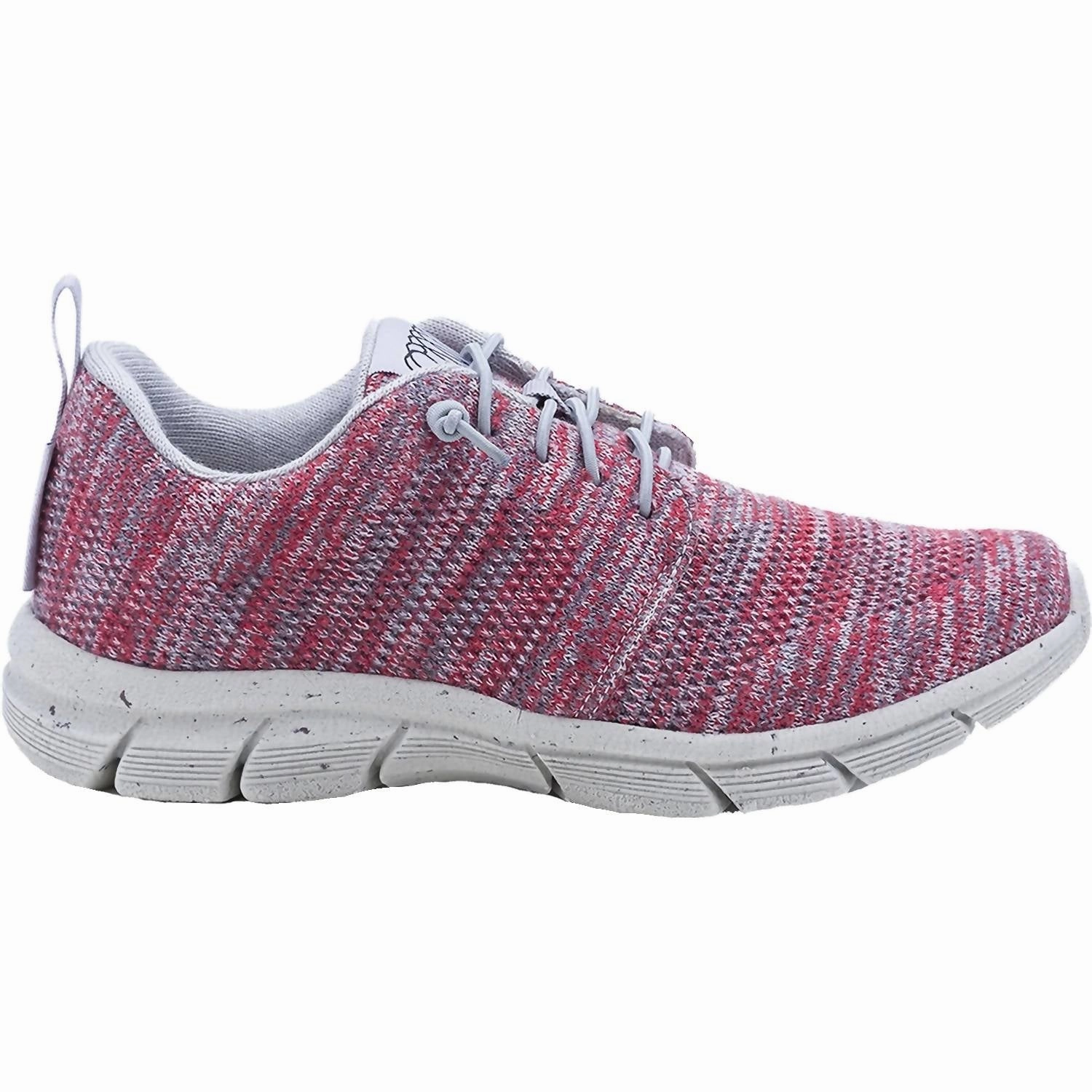 Women's Fraser Sneaker In Red Multi Stability Heel Pressure Relief Zones