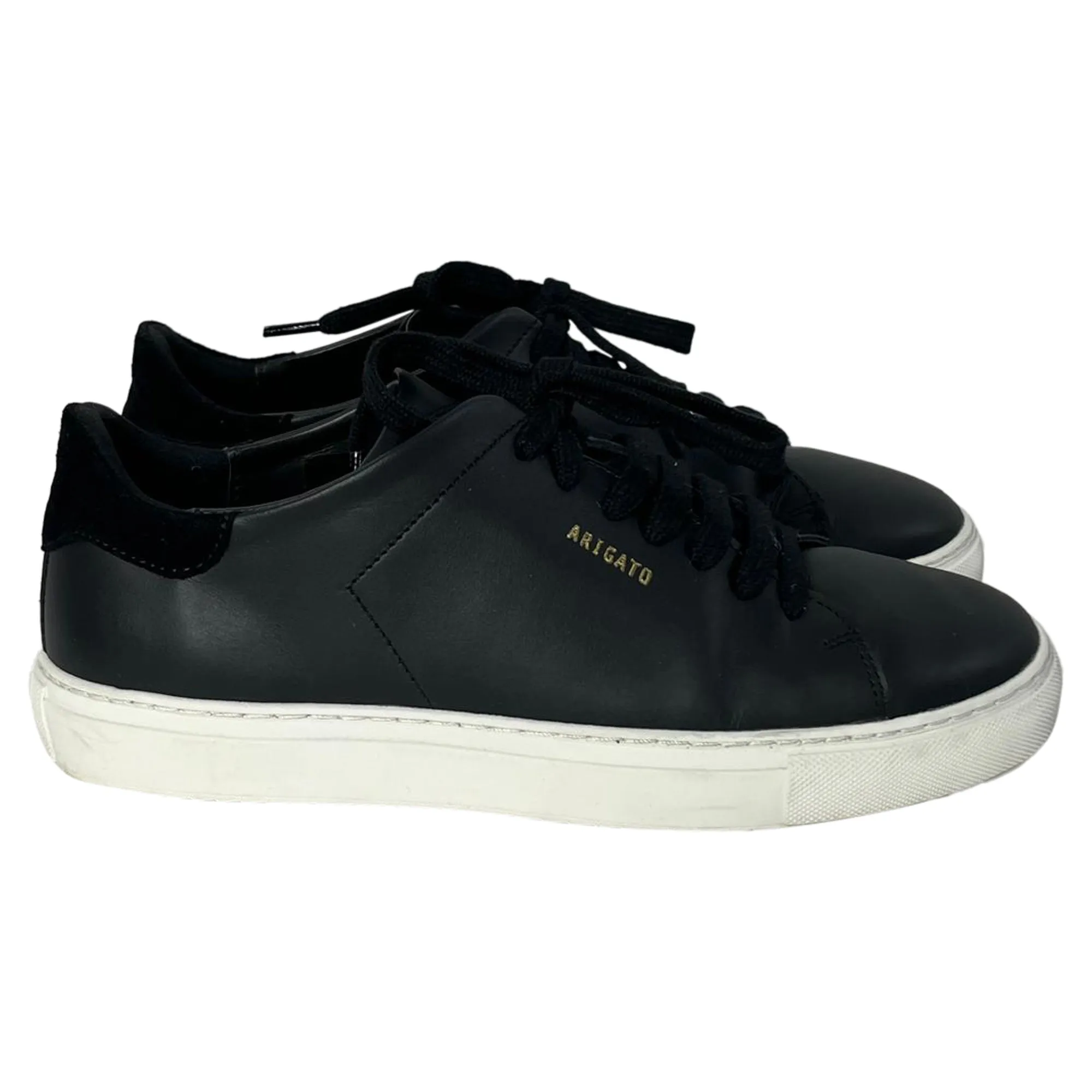 Axel Arigato Clean 90 Sneakers in Black Leather Classy flair Endurance Run