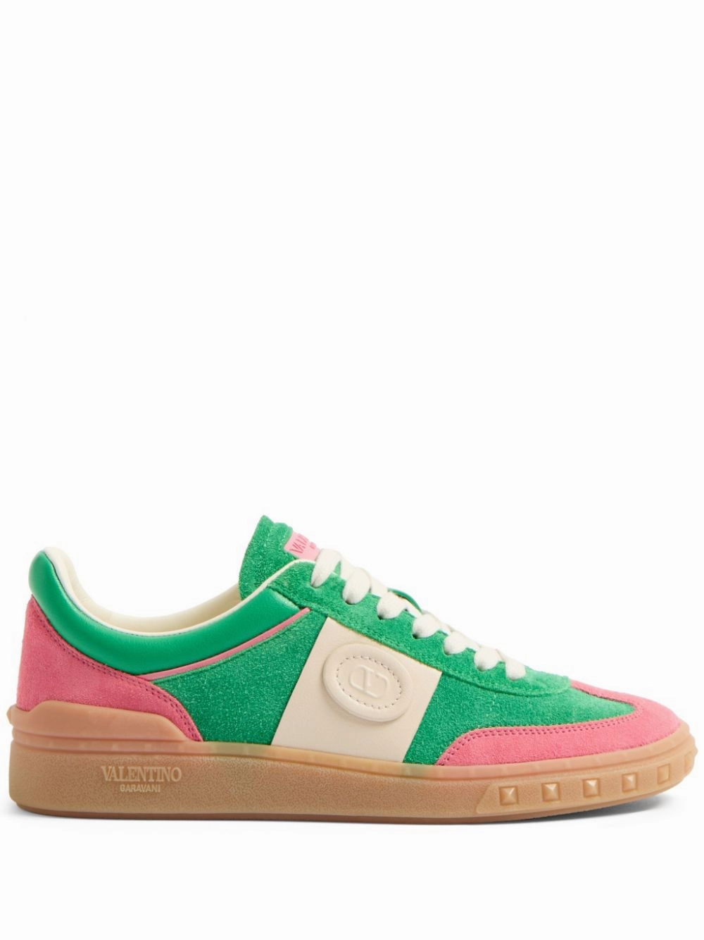 Valentino Garavani Women's Sneakers pink Urban Path Ventilation Perforation Systems