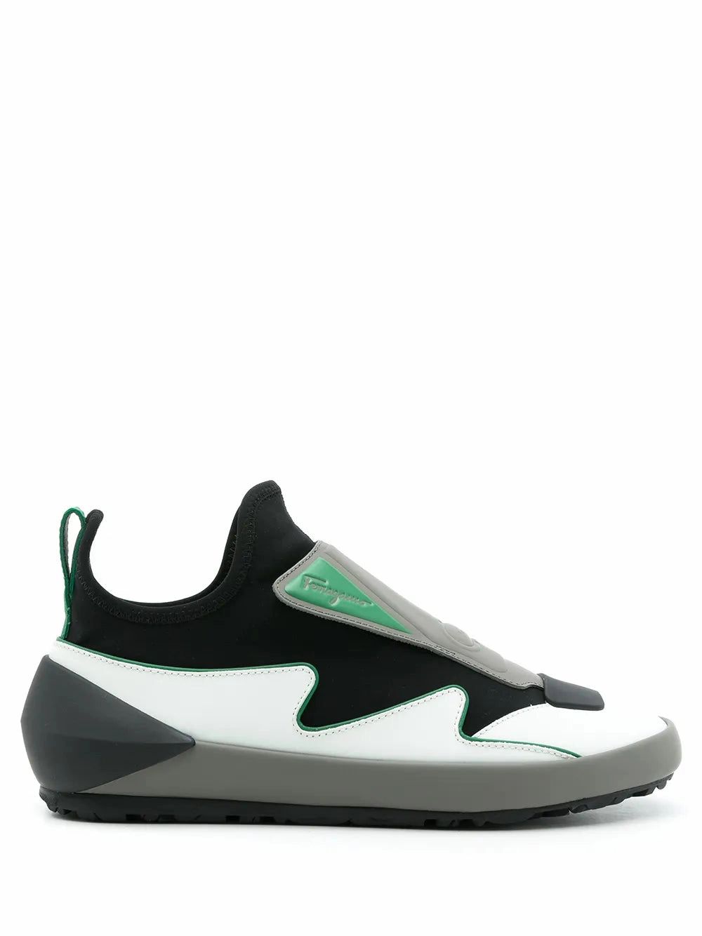 Outdoor Fashion Ferragamo Colourblock Slip-On Sneakers