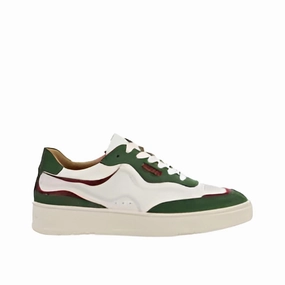 Pond Leather Sneakers In Green FlatSole Step Ease