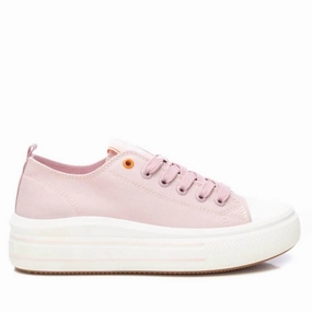 Step By Step Durable Lining Women's Trainer Sneakers In Nude