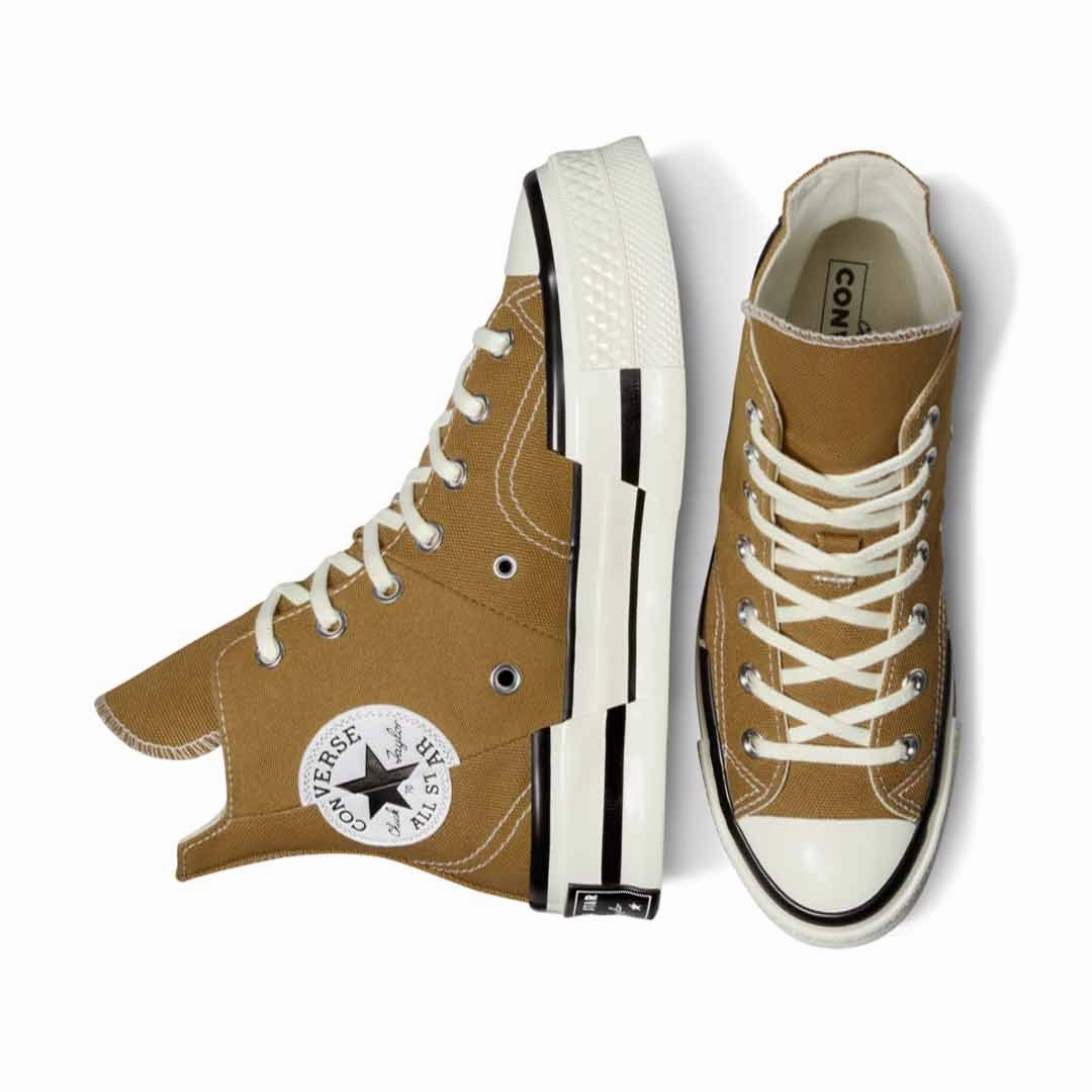 Work Wear Elastic Gore Panels Converse - Unisex Chuck 70 Plus High Top Shoes (A12321C)