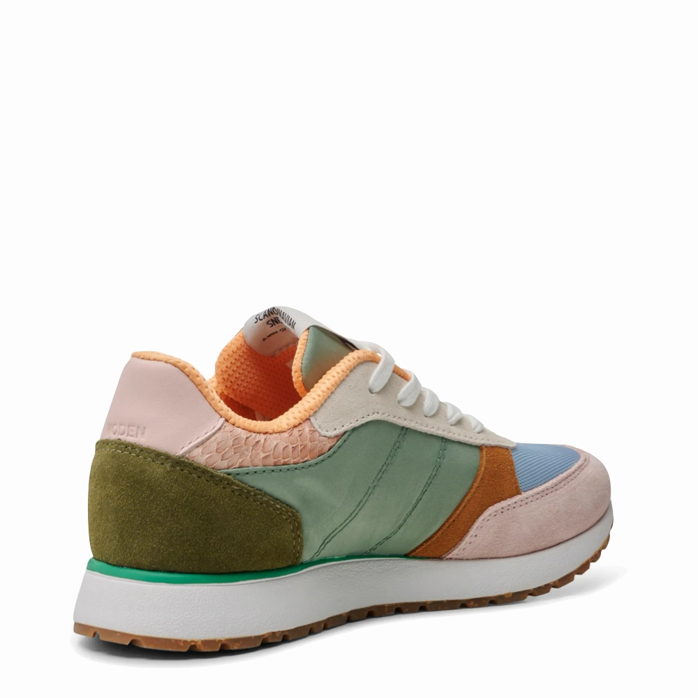Woden Women's Ronja Sneaker in Algea Multi School Day