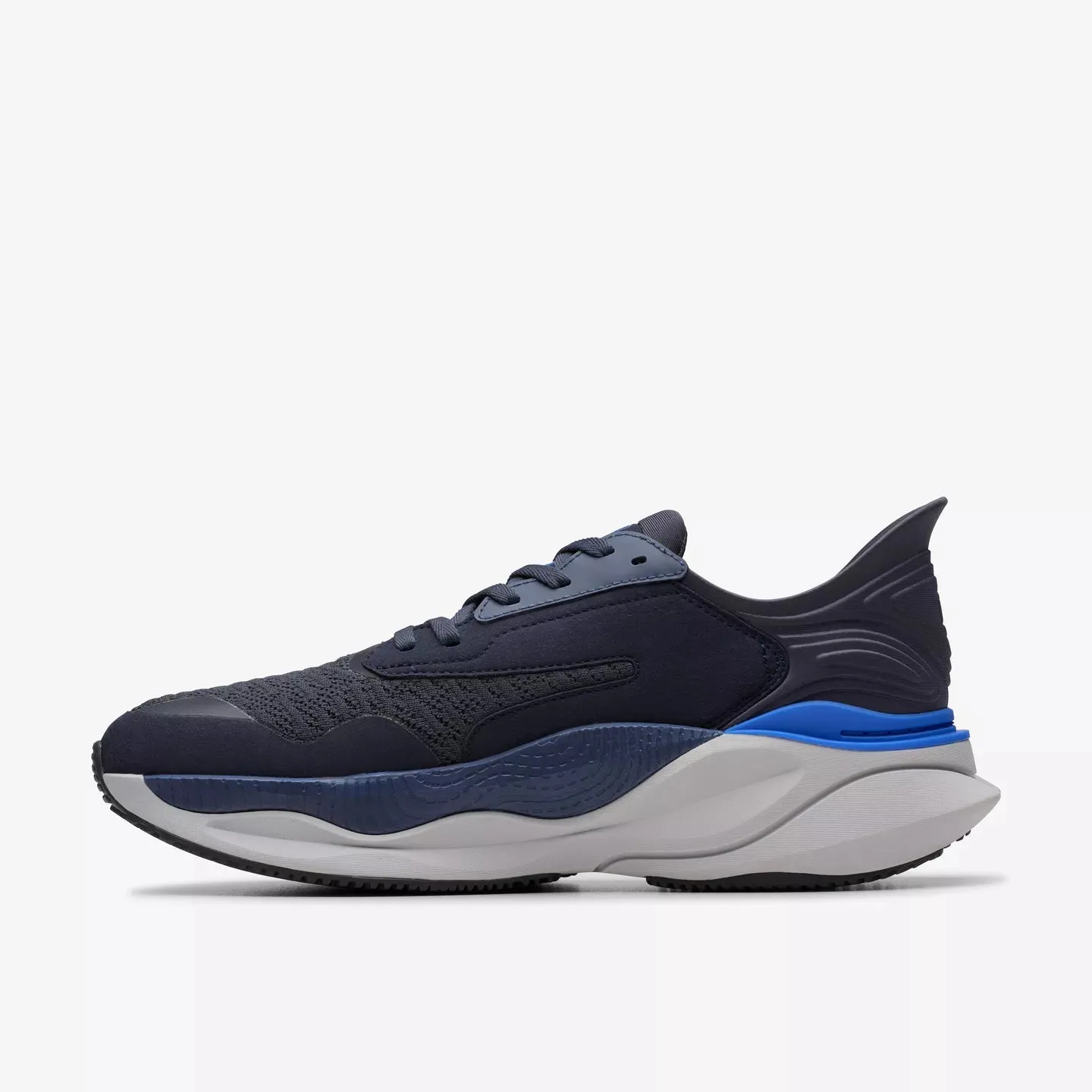 Clarks Men's Pace Sneaker in Navy Sports fan Sporty Edge