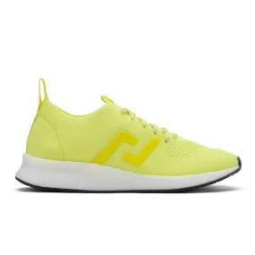 Bolt Tennis Sneaker In Neon Yellow Padded Design