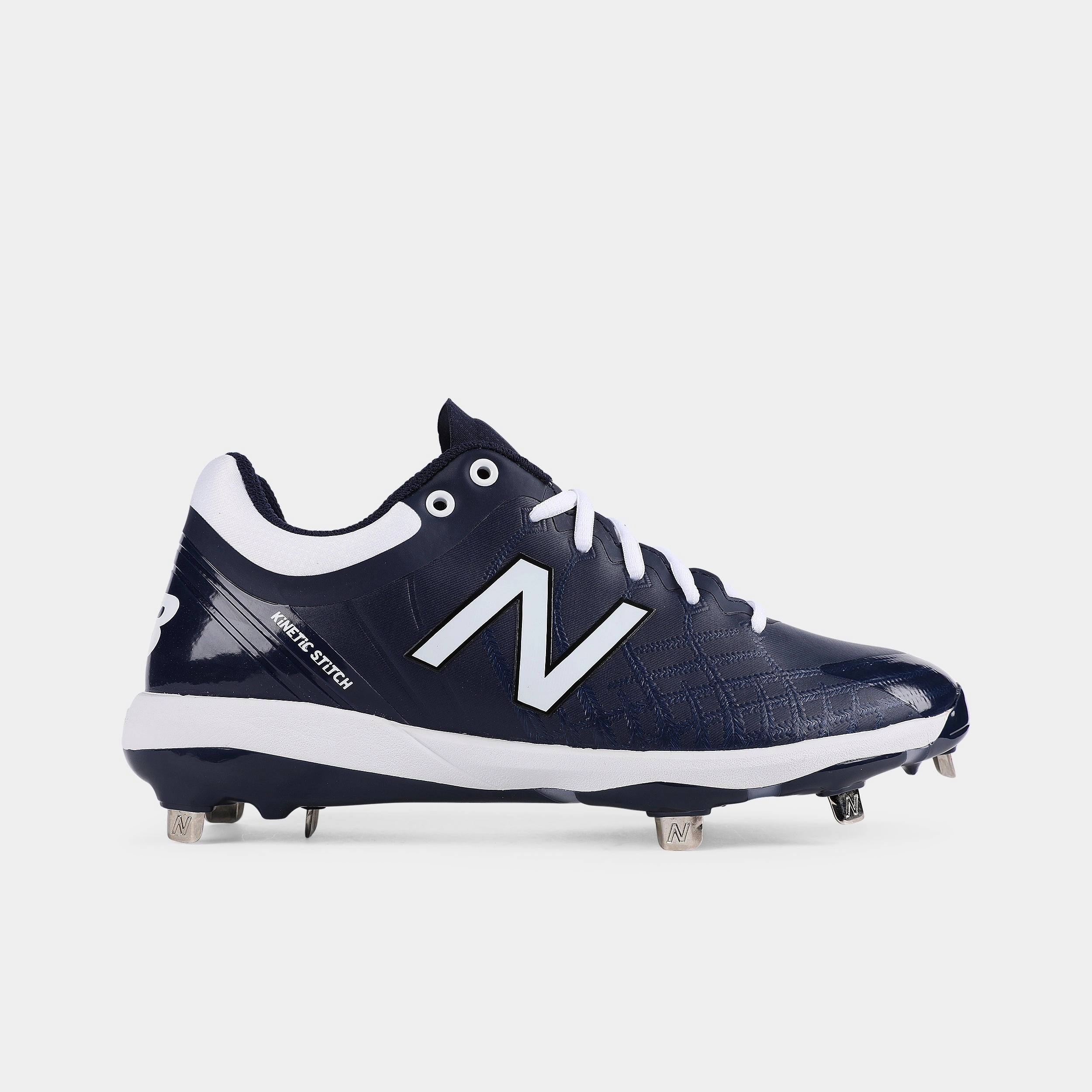 Men's New Balance L4040v5 Low Metal Baseball Cleats Lightweight kids' shoes endurance exercise