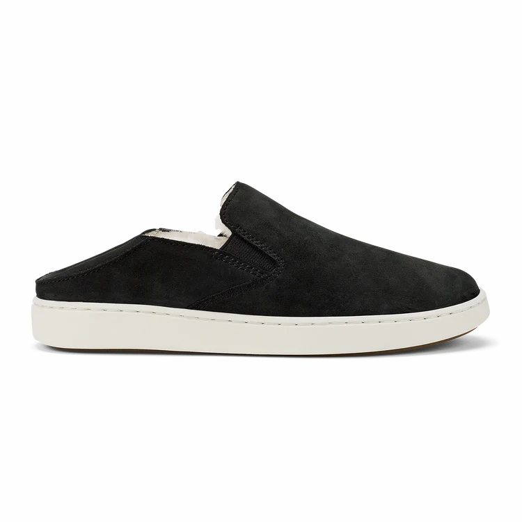 OluKai Women's Pehuea Cozy Sneaker in Lava Rock / Lava Rock Day Comfort Support Zones