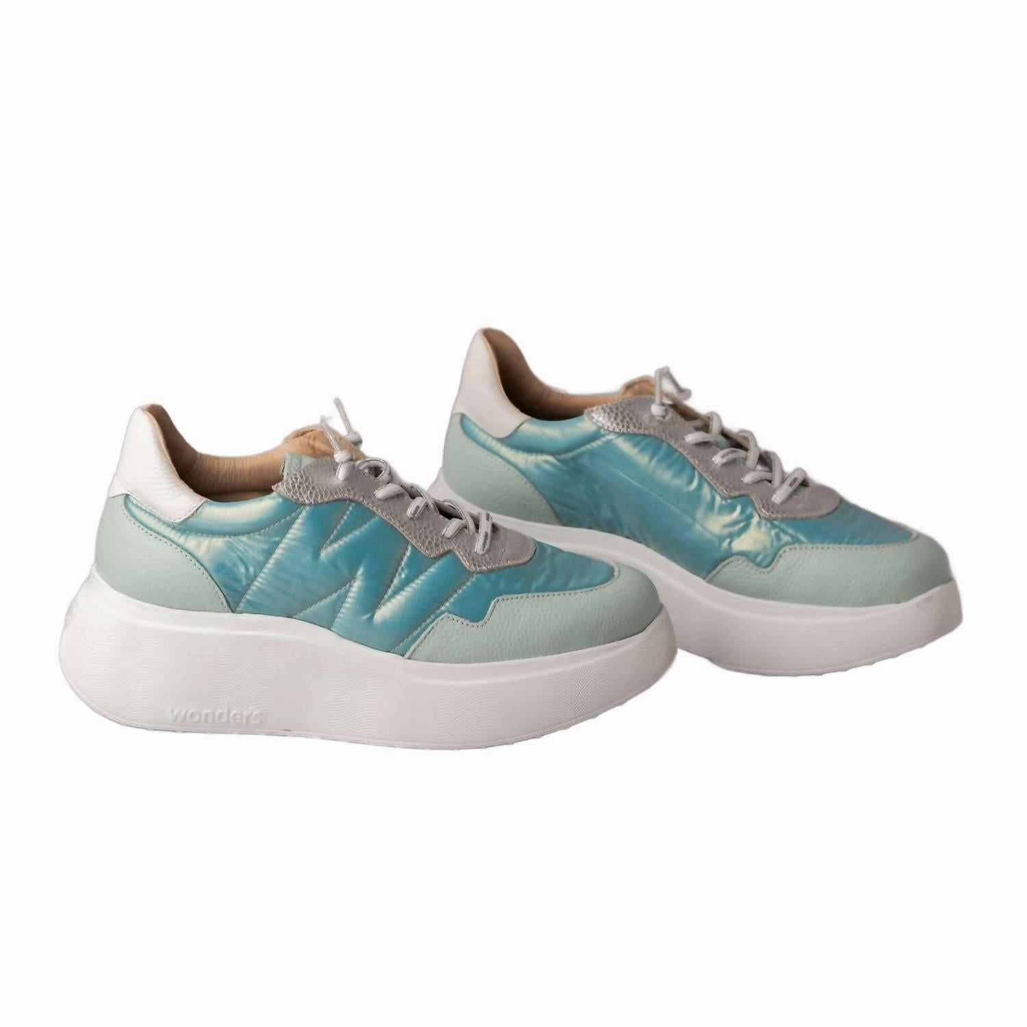 All Base Slip On Sporty-Chic Style Sneakers In Wild Aqua/nessa Ciel