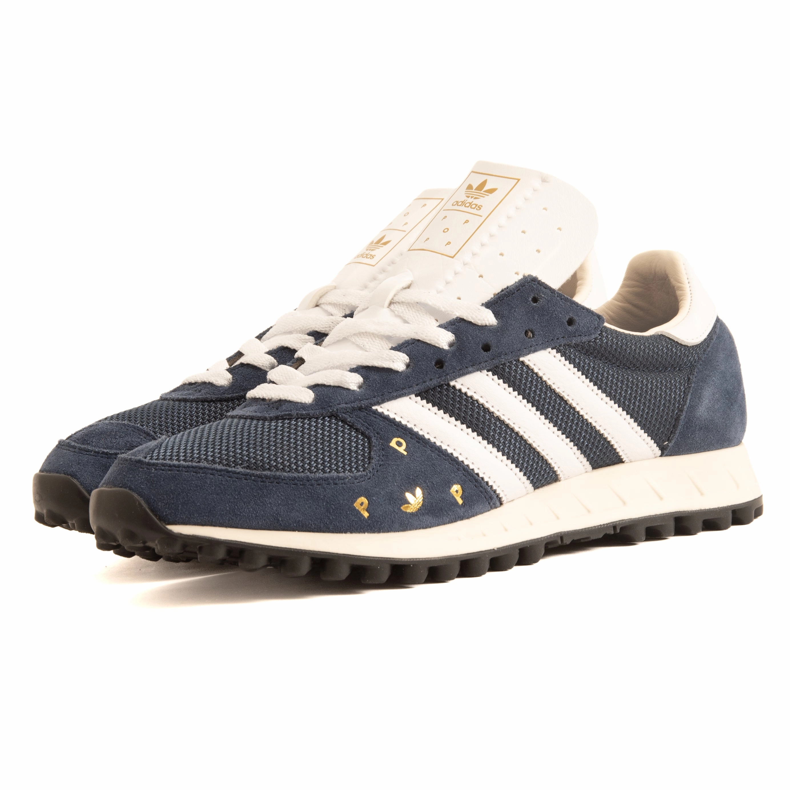 evening runner shoes Adidas - Pop Trading Co TRX (Collegiate Navy/Cloud White/Chalk White)