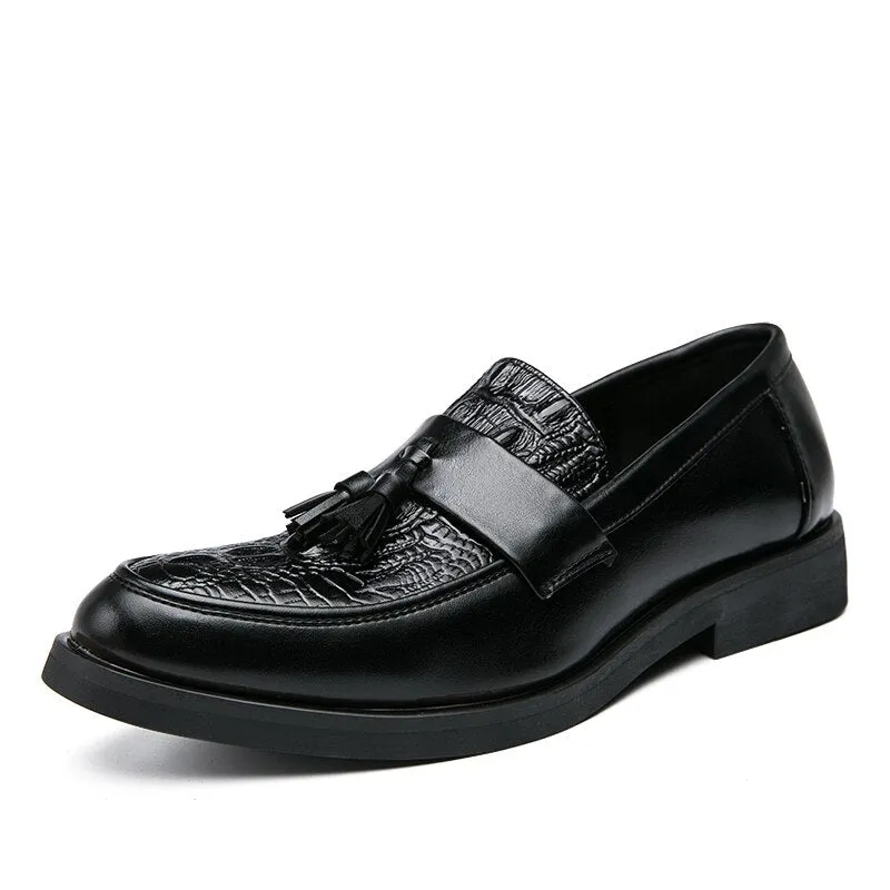 Preppy Mood Volcanissimo 2 - Tassel Loafers  loafers for men (crocodile pattern)