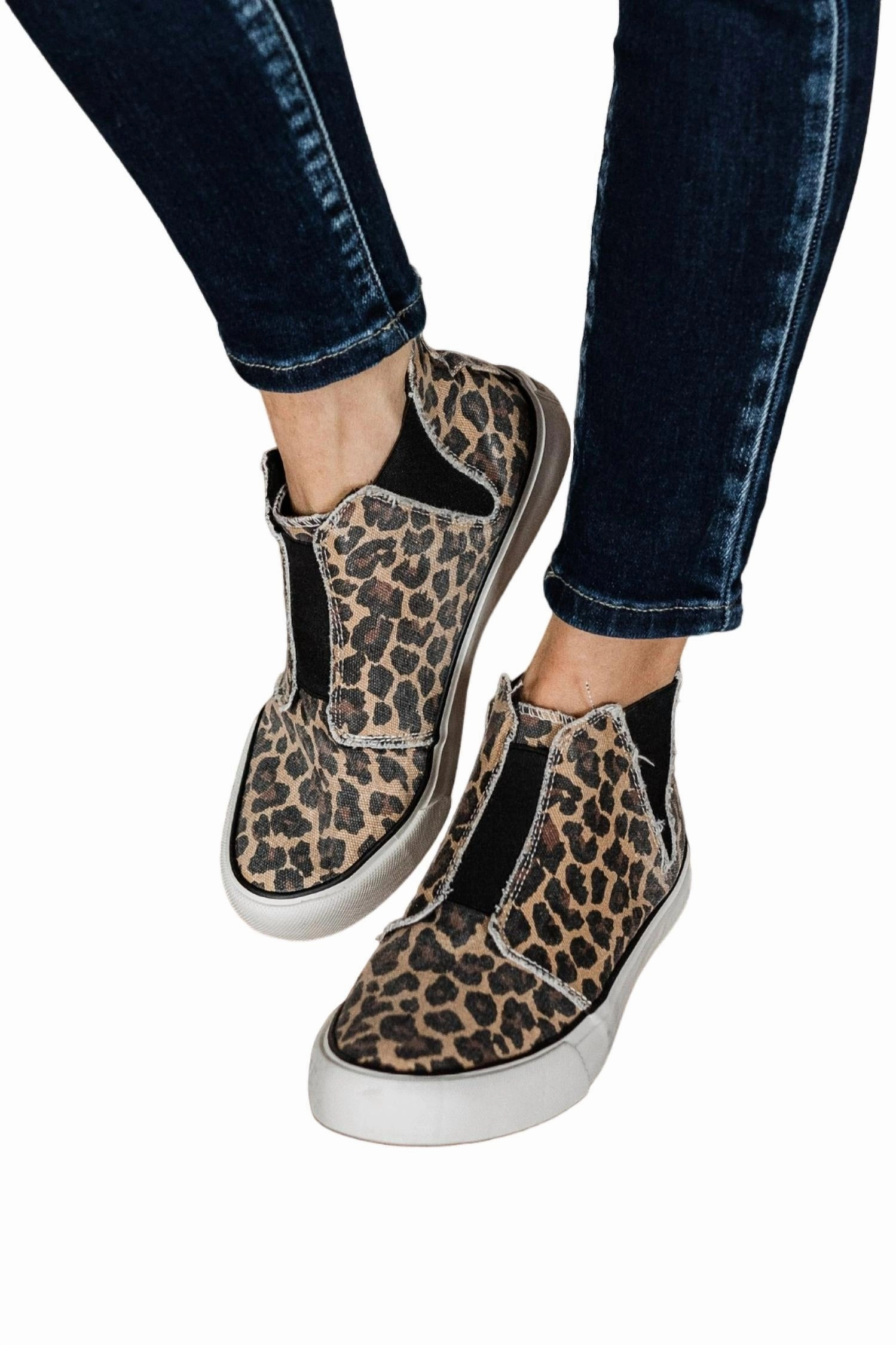 Go Mode Women's Frankie Sneakers In Leopard