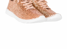 Women's Mayo Glitter Sneaker In Rose Gold No Rub