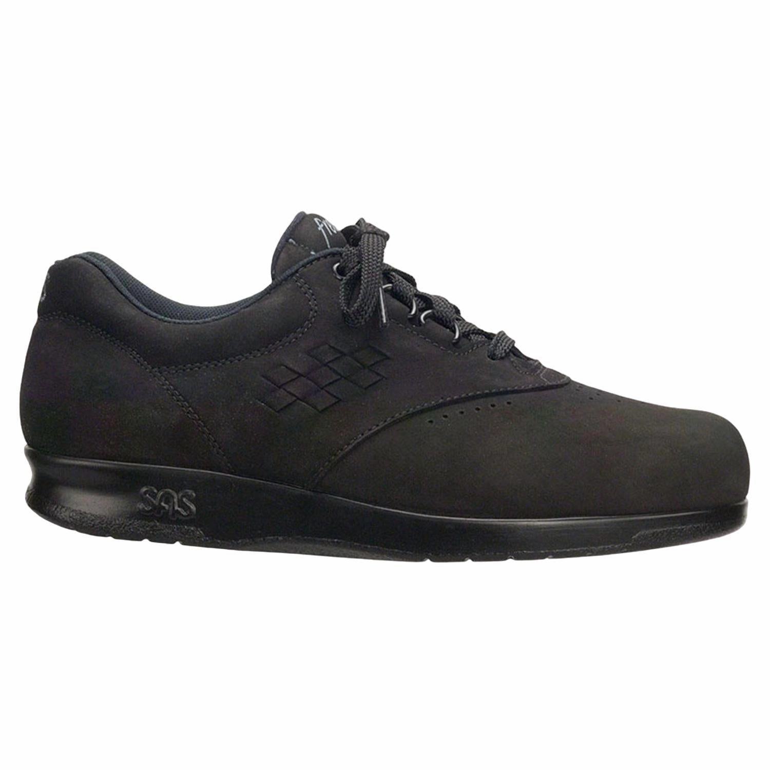 Women's Freetime Nubuck Walking Sneakers - Slim Width In Charcoal Ventilated