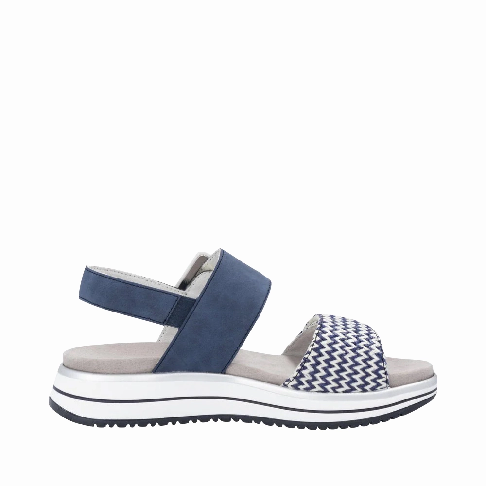 Remote Women's Jocelyn 53 Sandal in Pazific-Weiss/Jeans Weekend Mood