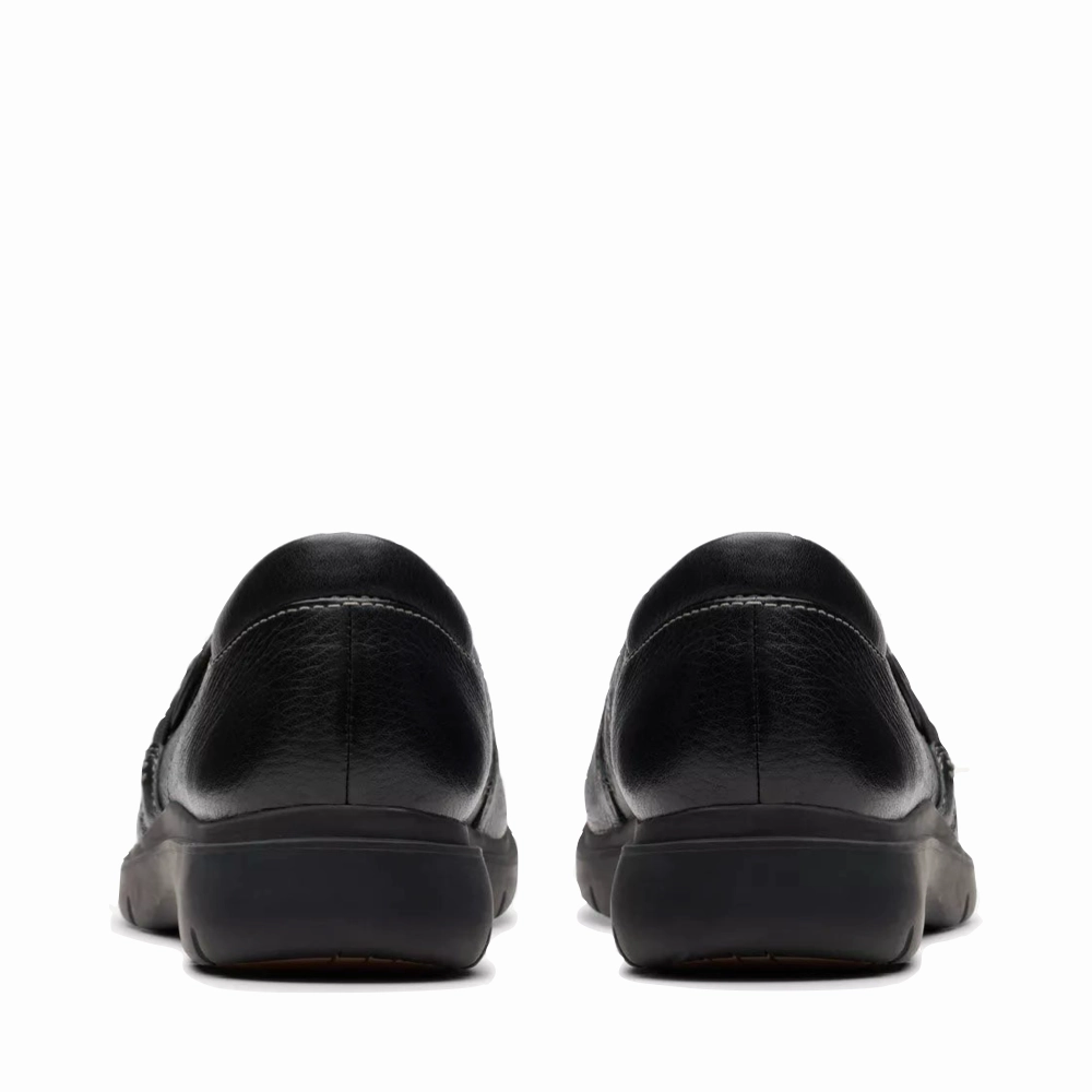 All Terrain Traction Campus Life Clarks Women's Certina Ease Leather Loafer in Black