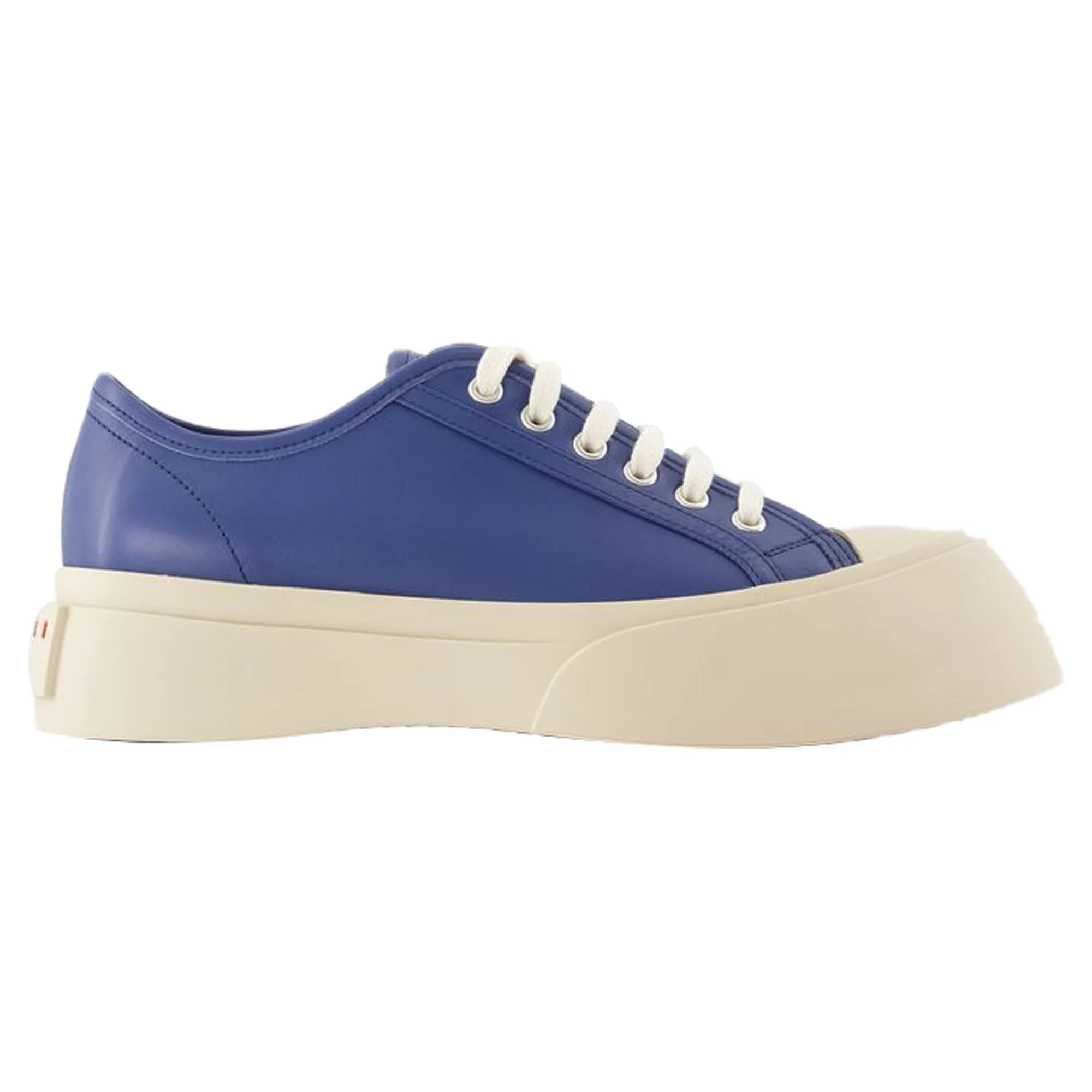 Snug Heel Lock Fit Stability Focus Sneakers - Marni - Leather - Blue