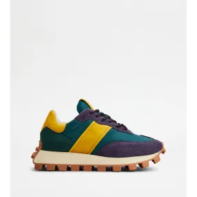 Non Marking Tread Smooth Balance Sneakers Tod's 1T in Suede and Fabric