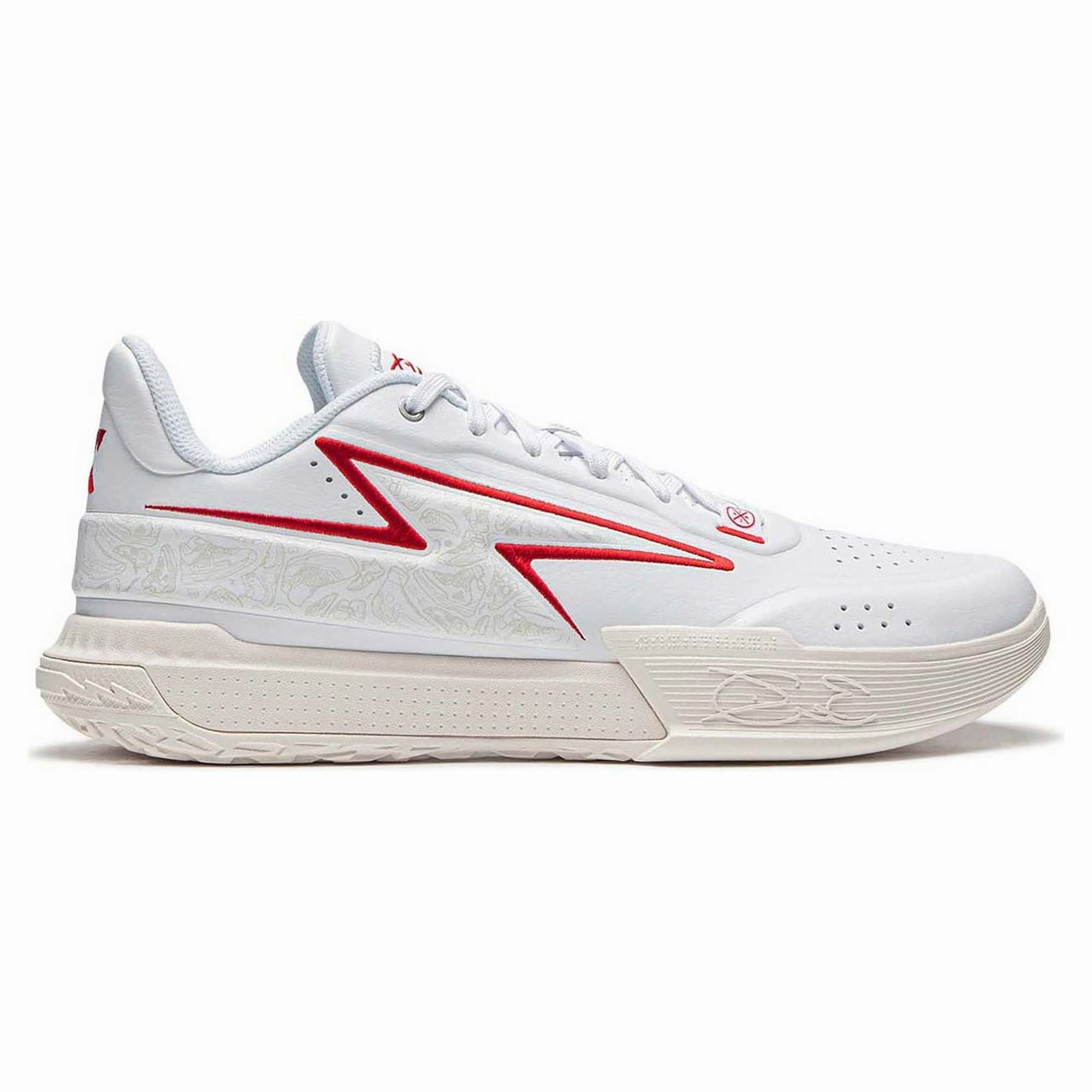 Wade Flash 'Fire Red' Men's Basketball Shoes Effortless Flexibility. Ventilation Channel Design