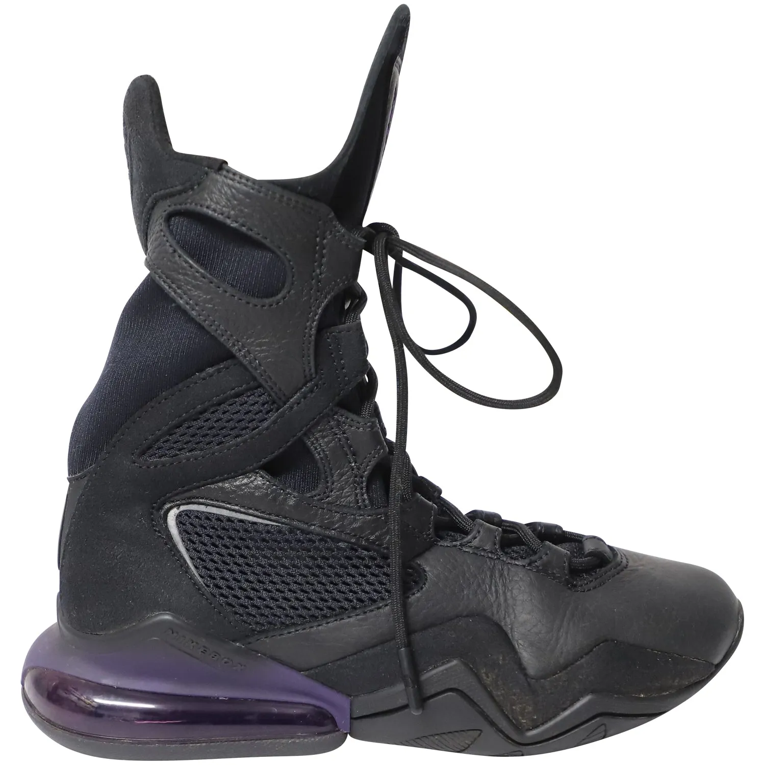Nike Women's Air Max Box 'Black Grand Purple'  AT9729 005 indoor shoes Effortless Ease