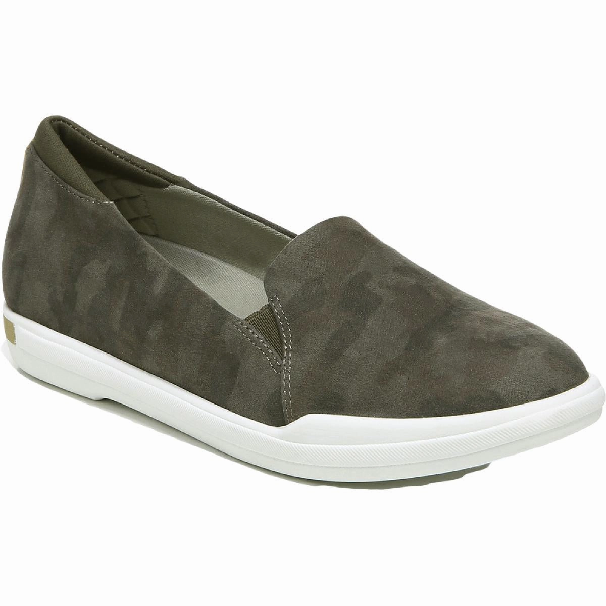 Sport Performance Breathable Airflow Design Womens Flats Round Toe Slip-On Sneakers