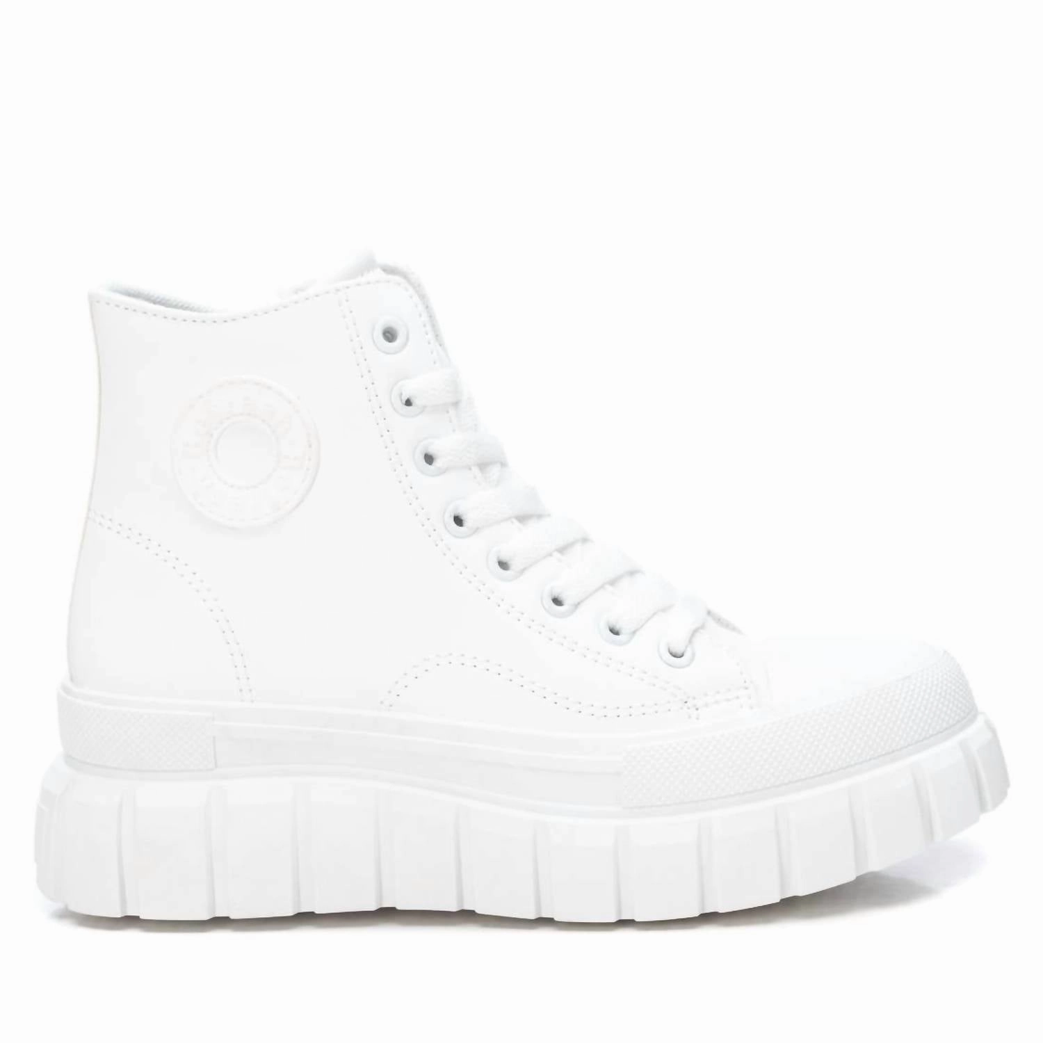 Quick Support Women's Casual High Top Sneakers In White