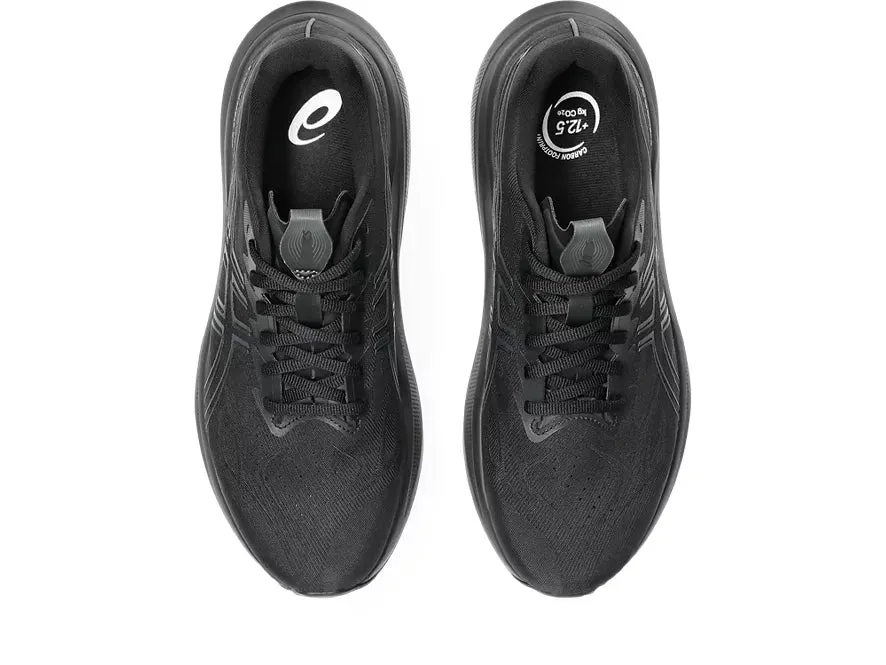 Asics Men's GT-2000 14 Sneaker in Black/Graphite Grey Foam Texture Flex Pattern