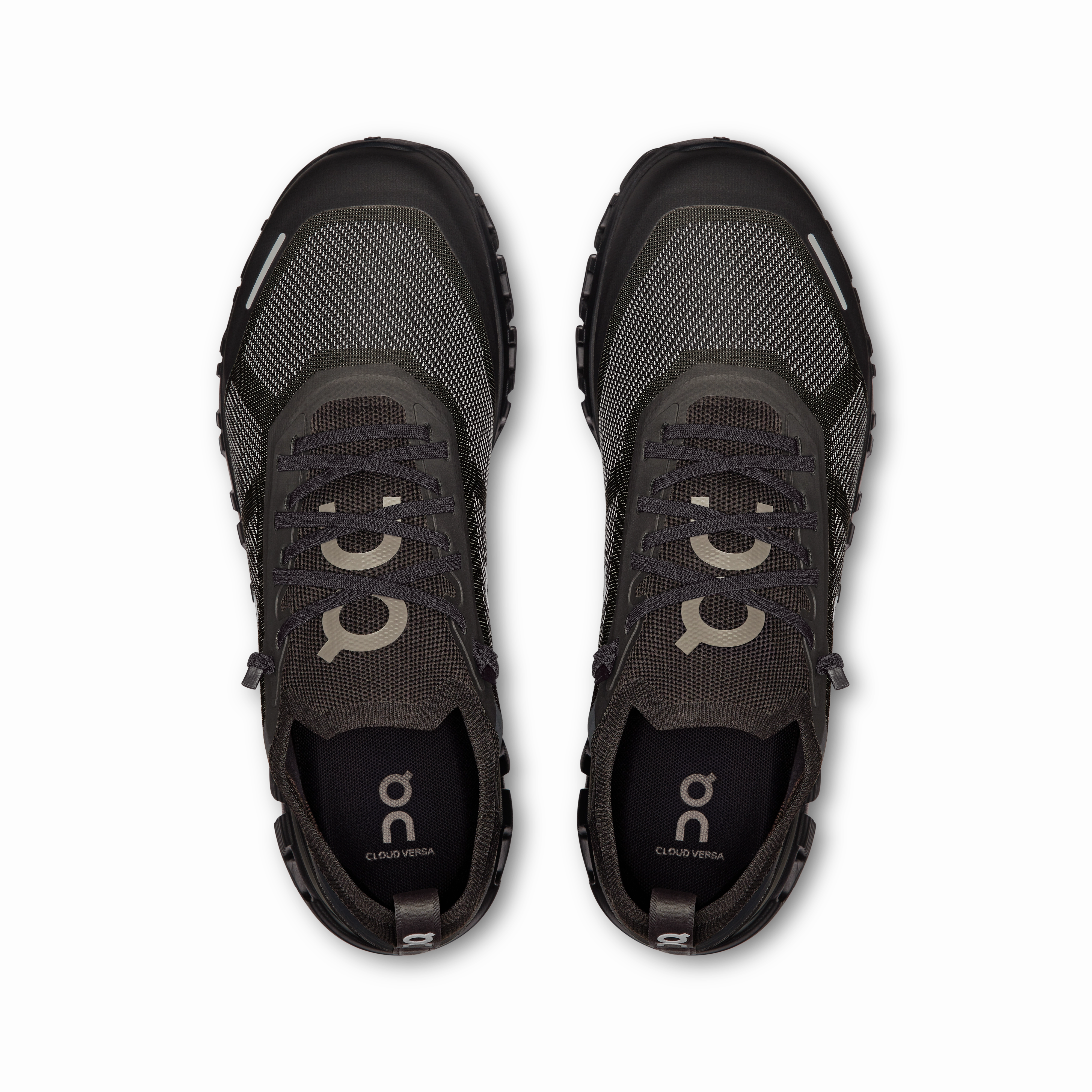 On Running Men's Cloud 6 Versa Shoes - Black / Eclipse Ventilated Footbed Design