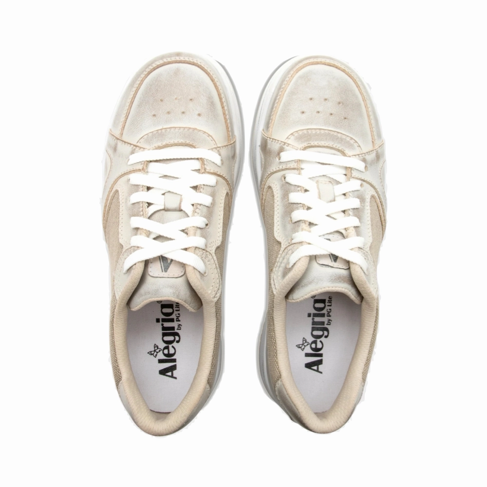 Farm Jog Alegria Women's Alyster Platform Sneaker in Cream