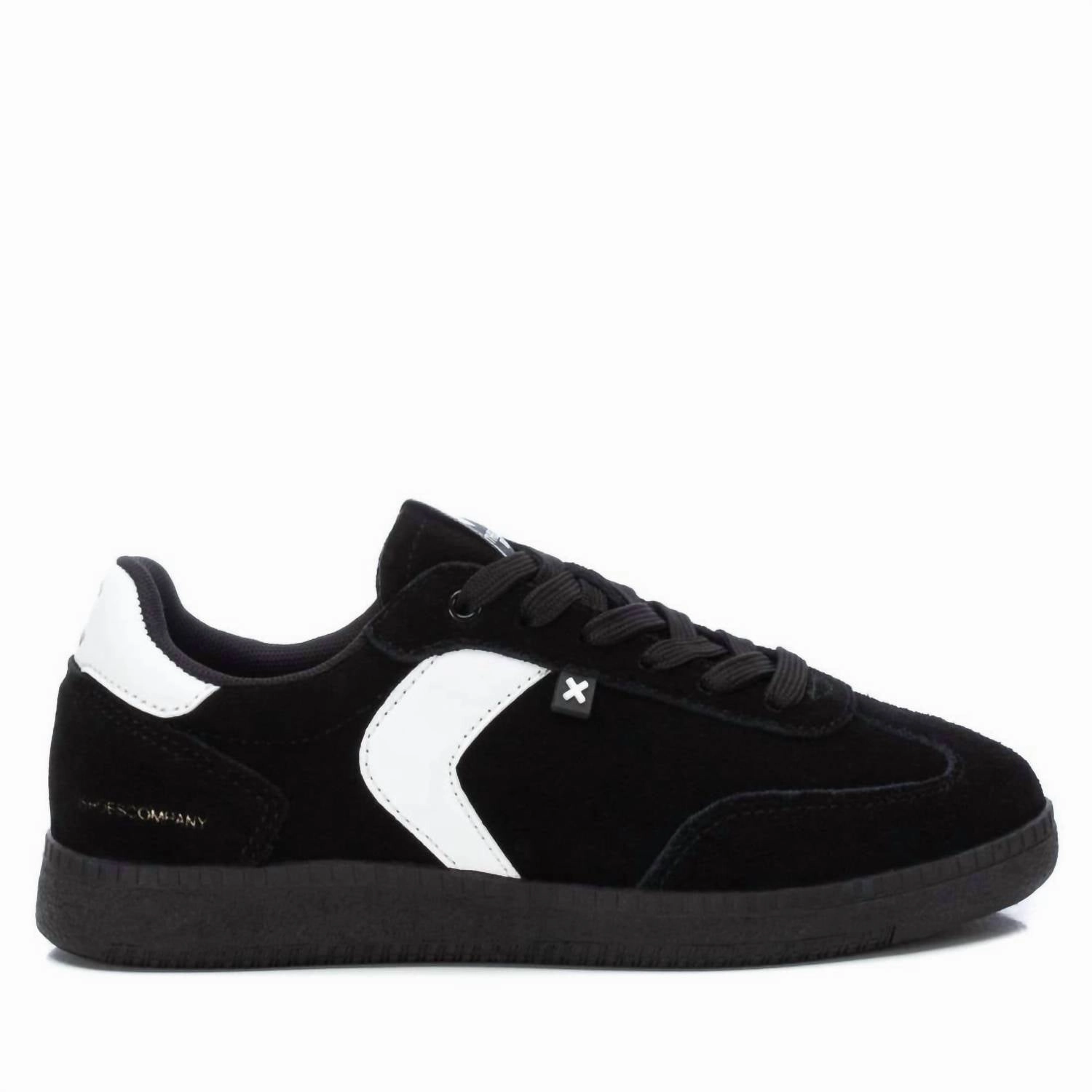 Flat Bottom Full Grip Women's Trainer Sneakers In Black
