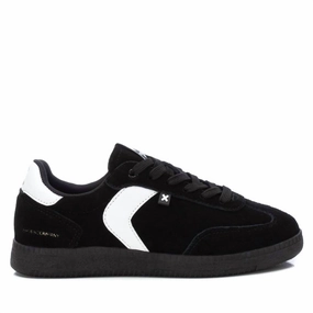 Flat Bottom Full Grip Women's Trainer Sneakers In Black