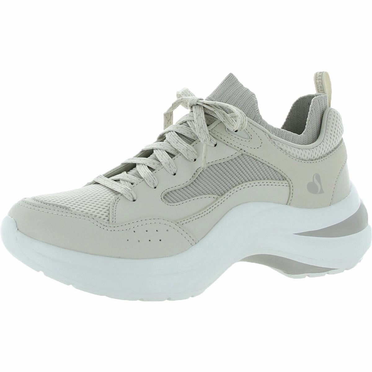 Classic Form Solei Low-Low Grooves Womens Mixed Media Chunky Fashion Sneakers