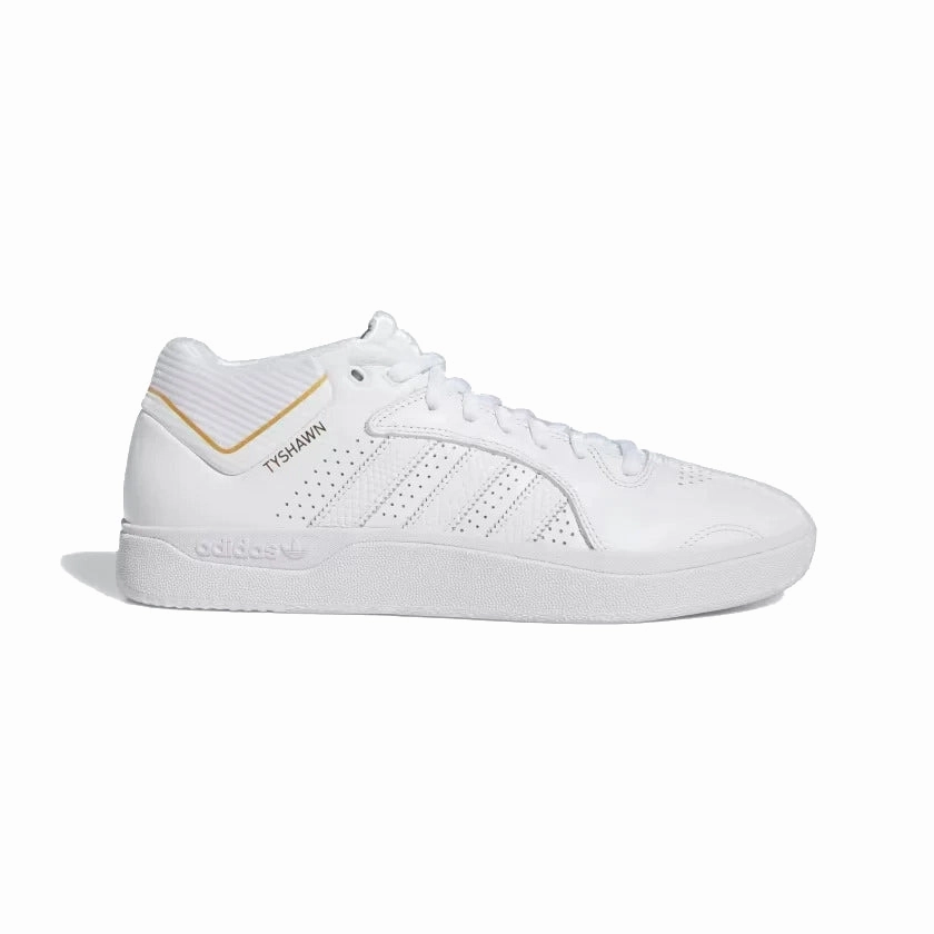 Adidas - Tyshawn (White/White/Gold) Lightweight Outsole Design Friction Free Liner