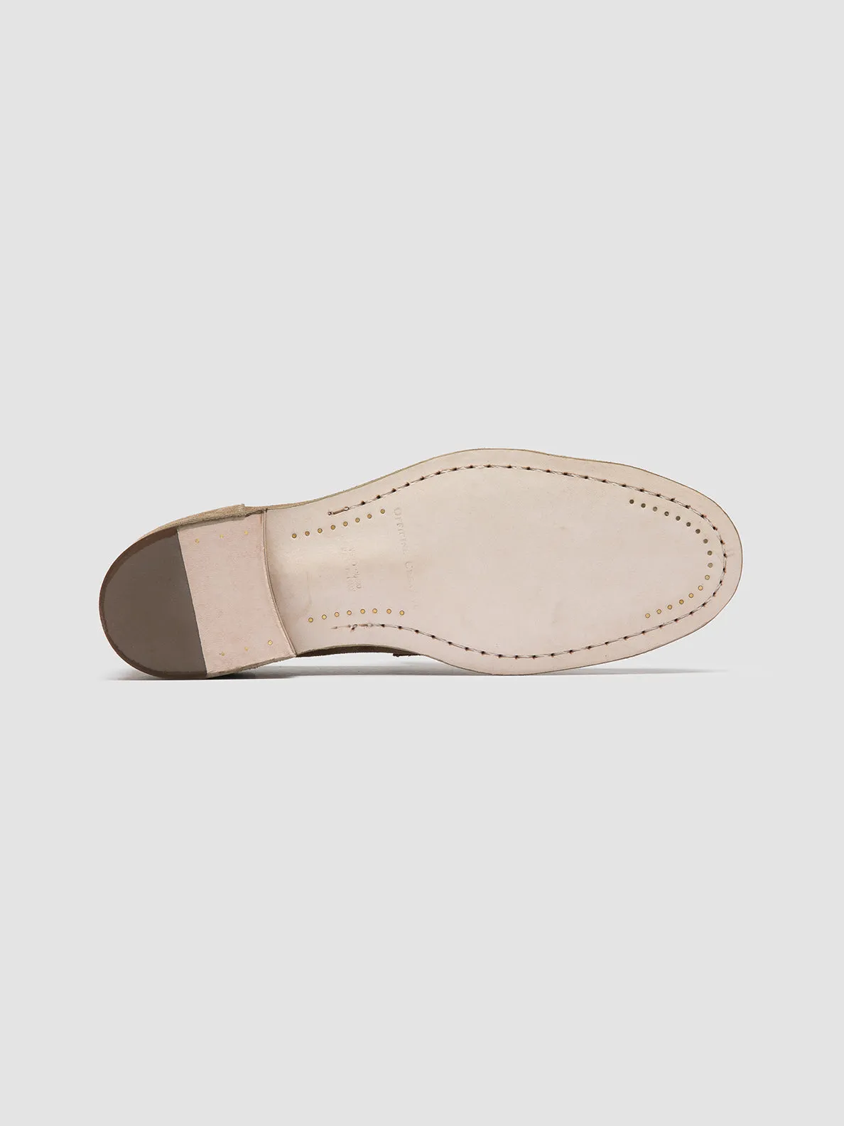 SOLITUDE 001 - Taupe Suede Penny Loafers Step Clear Soft Leather Fit