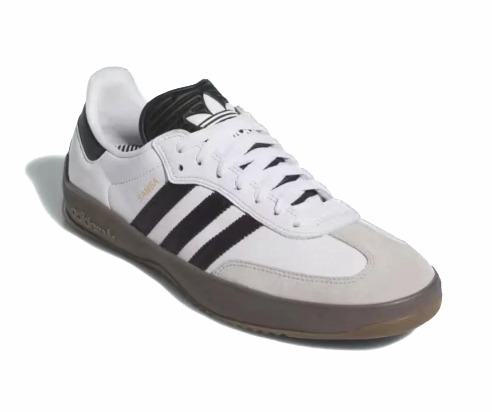 Adidas - Puig Samba (Cloud White/Core Black/Gum) anti - static - property shoes daily use running shoes