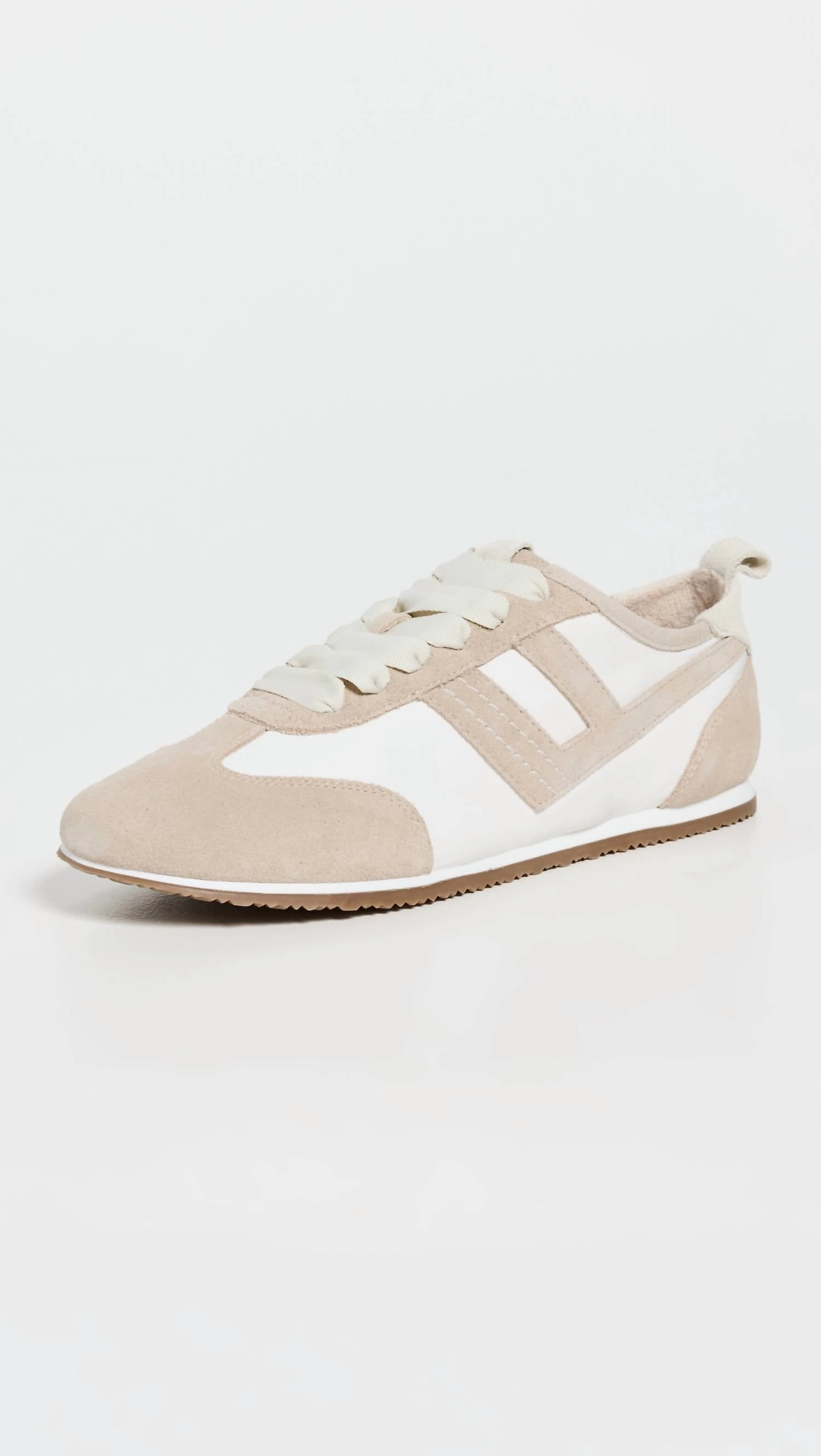 Women's Aces Tennis Sneakers In Chalk/desert Shock Absorption Technology