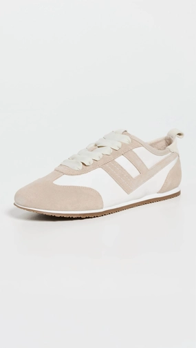 Women's Aces Tennis Sneakers In Chalk/desert Shock Absorption Technology