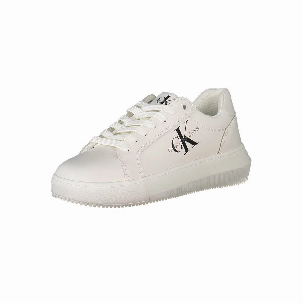 Stable Heel Elevated Sole Calvin Klein Polyester Women Women's Sneaker