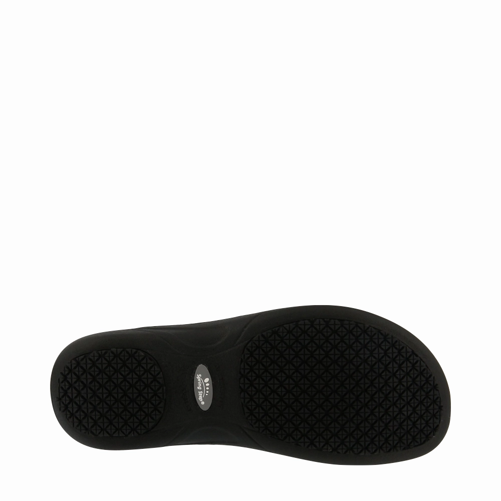 Jogger Style Spring Step Women's Manila Slip Resistant Slip On in Black