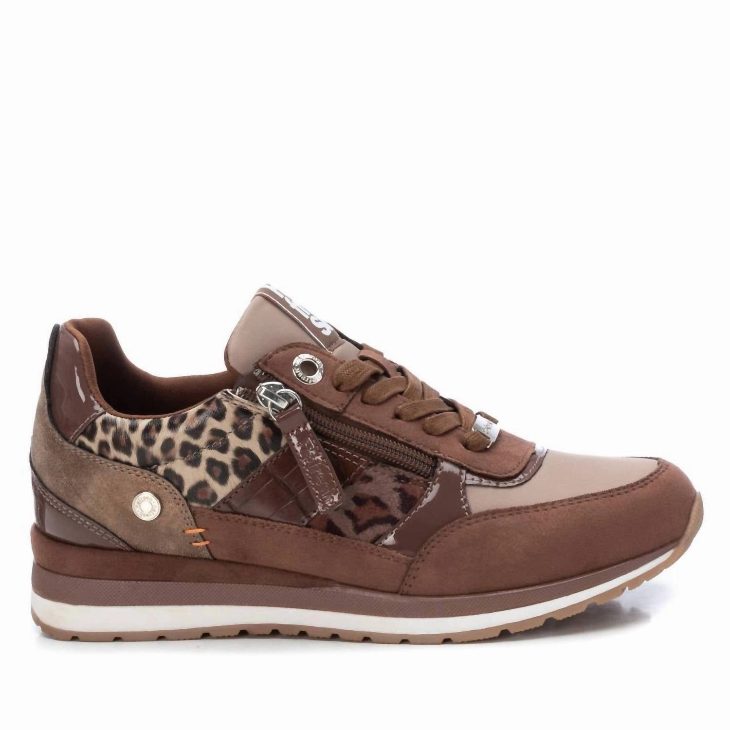 Heat Resistant Midsole Flexible Arch Women's Sneakers In Taupe