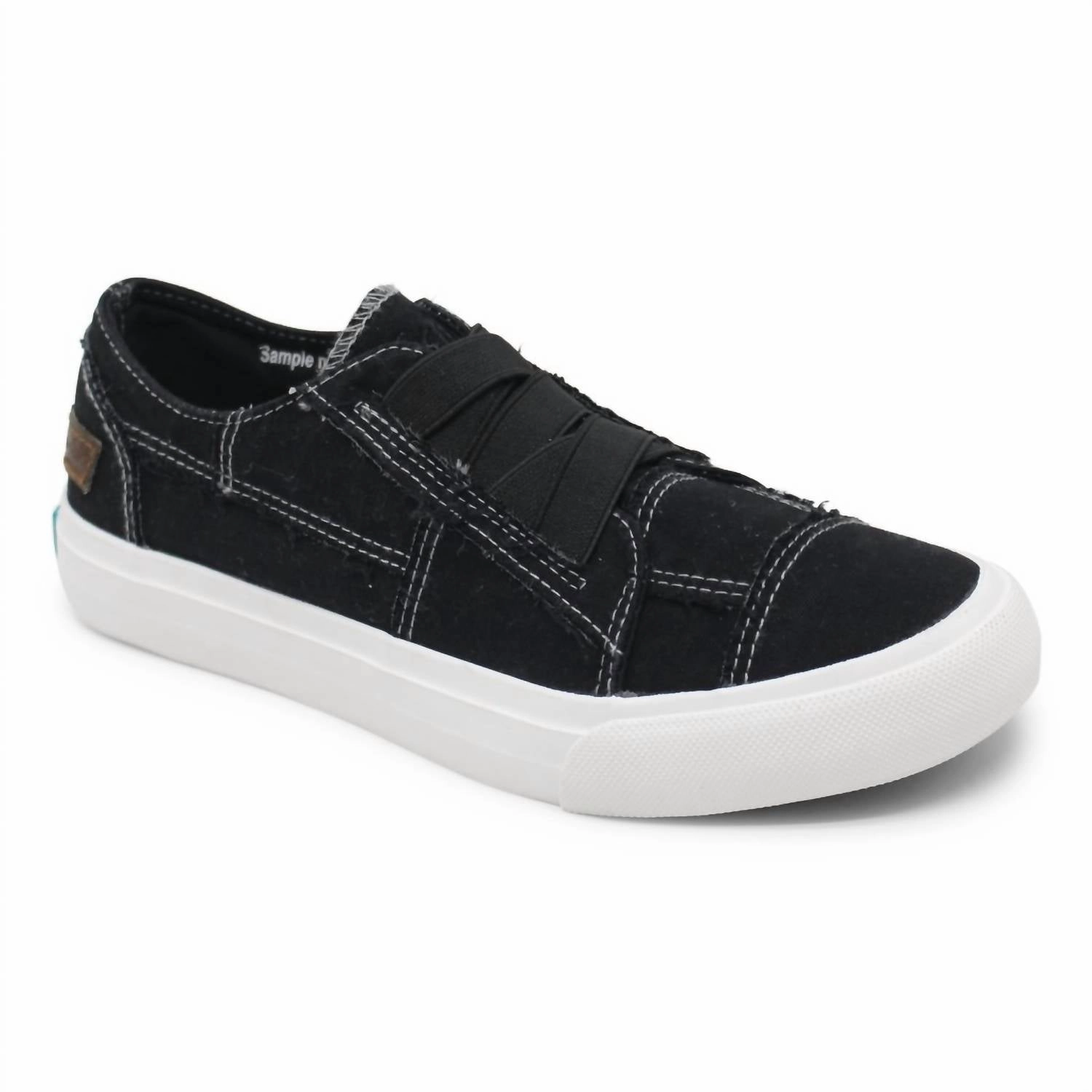 Resilient Form Women's Marley Sneaker In Black Washed Canvas