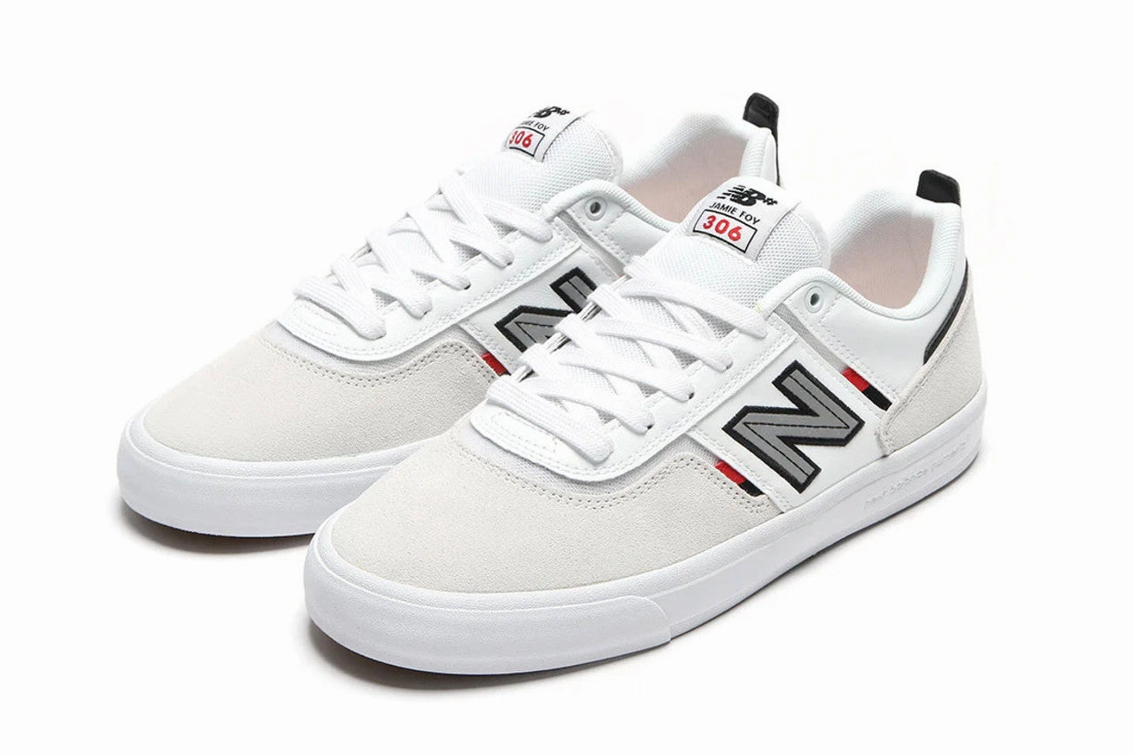 Tear Resistant Upper durable fabric shoes New Balance - 306 OLS (White/Red)