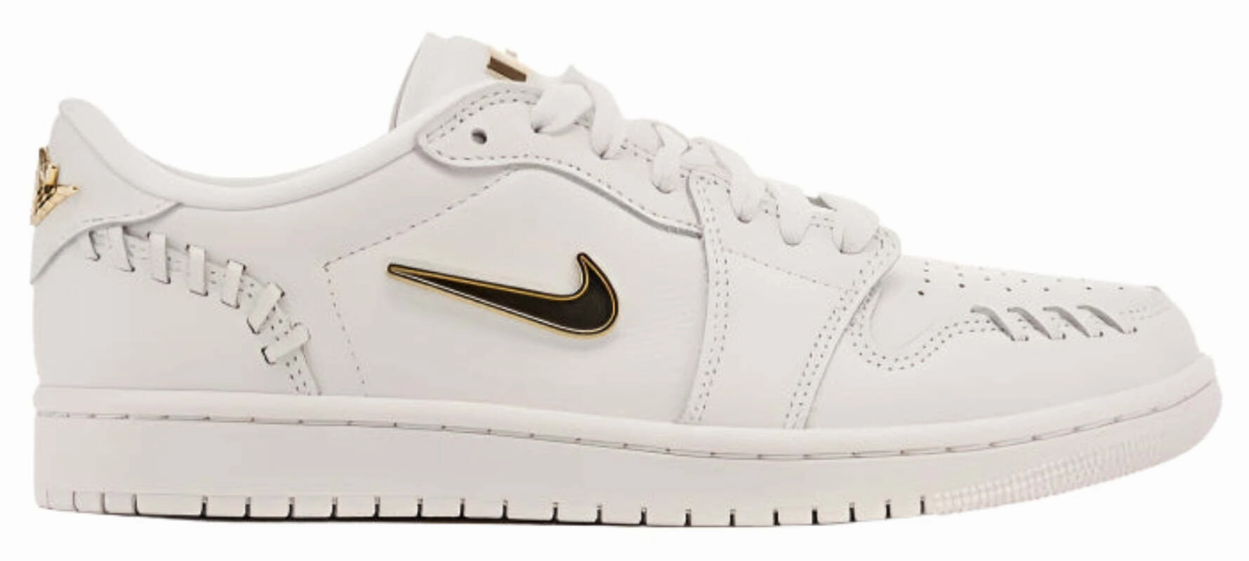 Thermal Molded Midsole Jordan 1 Low Method of Make Sail Metallic Gold (Women's)