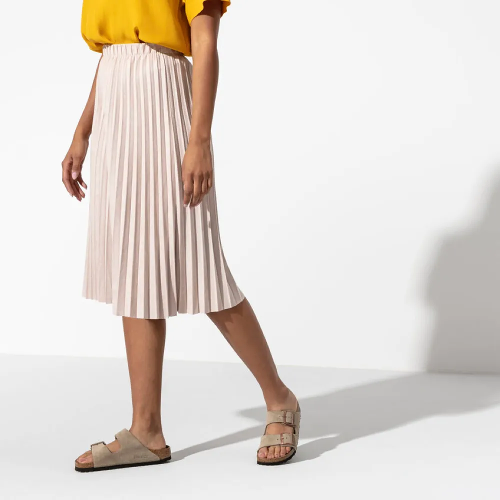 Birkenstock Arizona Suede Soft Footbed Sandal in Taupe Urban Walk