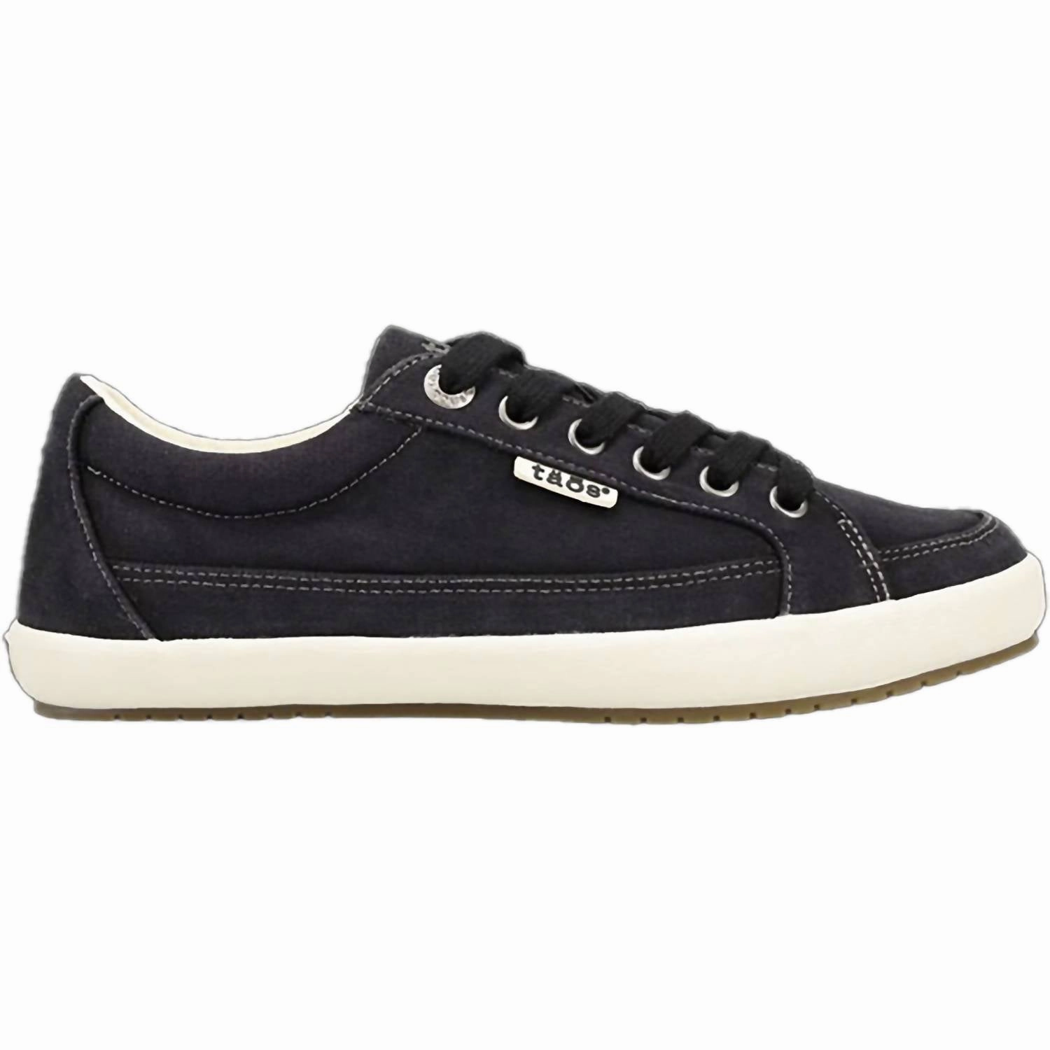 Women's Moc Star 2 Canvas Sneakers In Black Distressed Energy   Returning Sweat Resistant