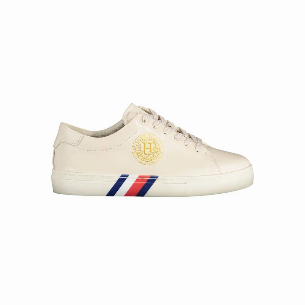 Odor Resistant Fabric Tommy Hilfiger Leather Women Women's Sneaker