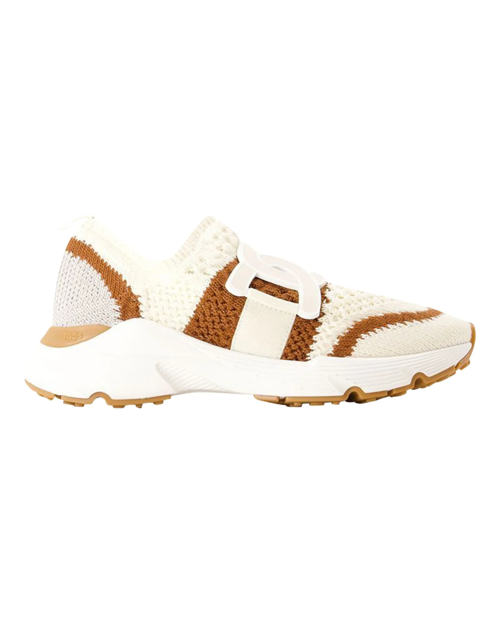 Sport Run Sneakers - Tod's - Canvas - Beige Comfort Option Ankle Hugging Design